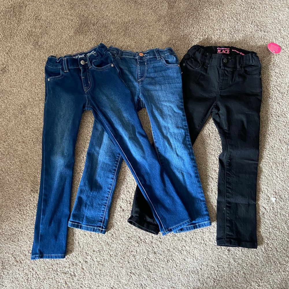 5t girls jeans lot-3 pairs